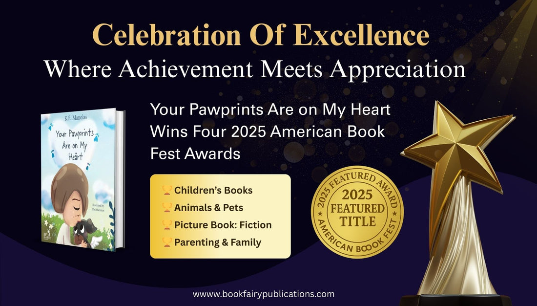Your Pawprints Are on My Heart Wins Four Awards at the 2025 American Book Fest