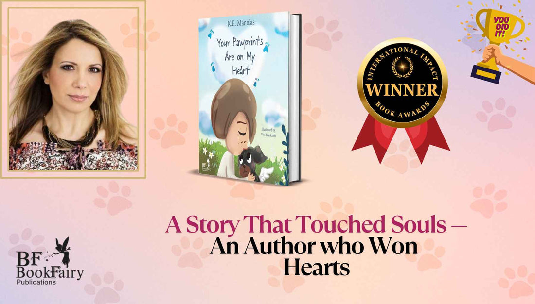 Your Pawprints Are On My Heart: Celebrating K.E. Manola’s Award-Winning Achievement